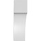 Ekena Millwork 5 1/2-in. W x 10-in. D x 18-in. H Westlake Architectural Grade PVC Knee Brace BRCP055X10X18WTL - alternate 5